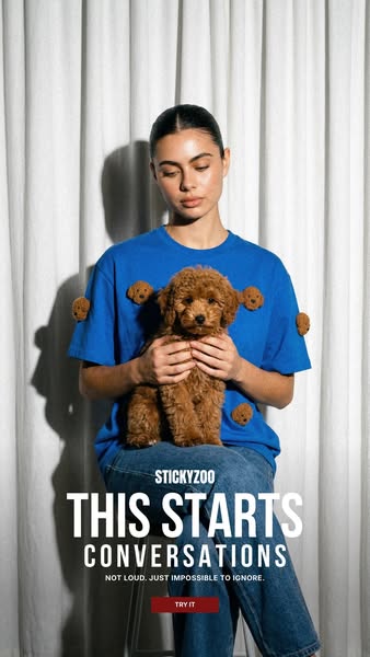 The poodle that starts conversations — Hand-stitched plush on 230gsm cool-touch cotton — Find Yours · 10% Off — Rated 4.9