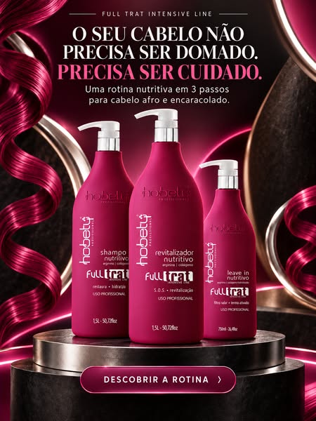 Nutrição Profissional para Cabelo Afro/Encaracolado