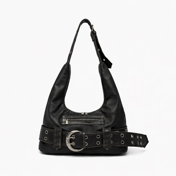 Y2K Crossbody Hobo Bag | Slouchy Shoulder Bag – Asyllum