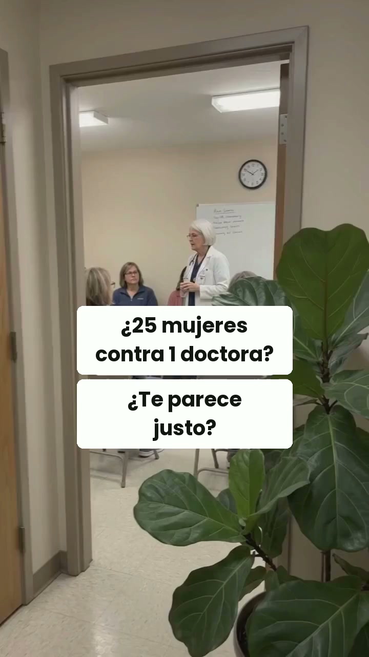 25 mujeres contra 1 doctora: ¿es tu edad o es tu sujetador?