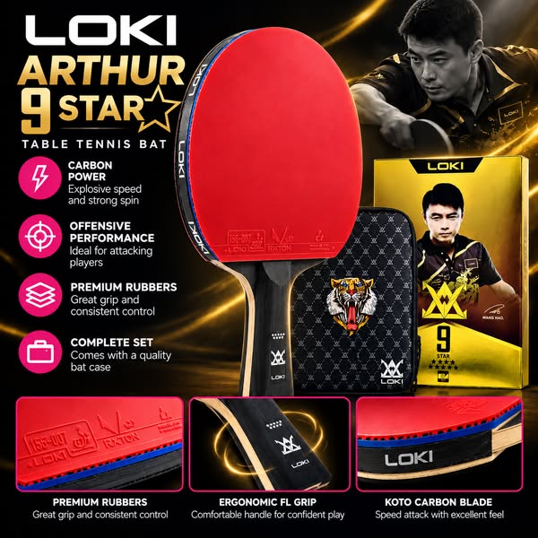 LOKI Arthur 9-Star Carbon Bat