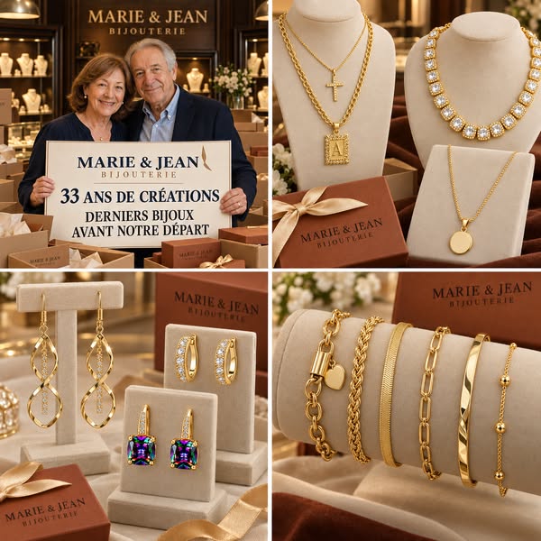 Des bijoux créés avec passion depuis plus de 33 ans