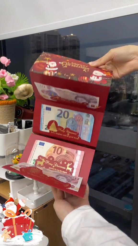 Christmas Cash Gift Envelope– A creative way to give cash this Christmas!