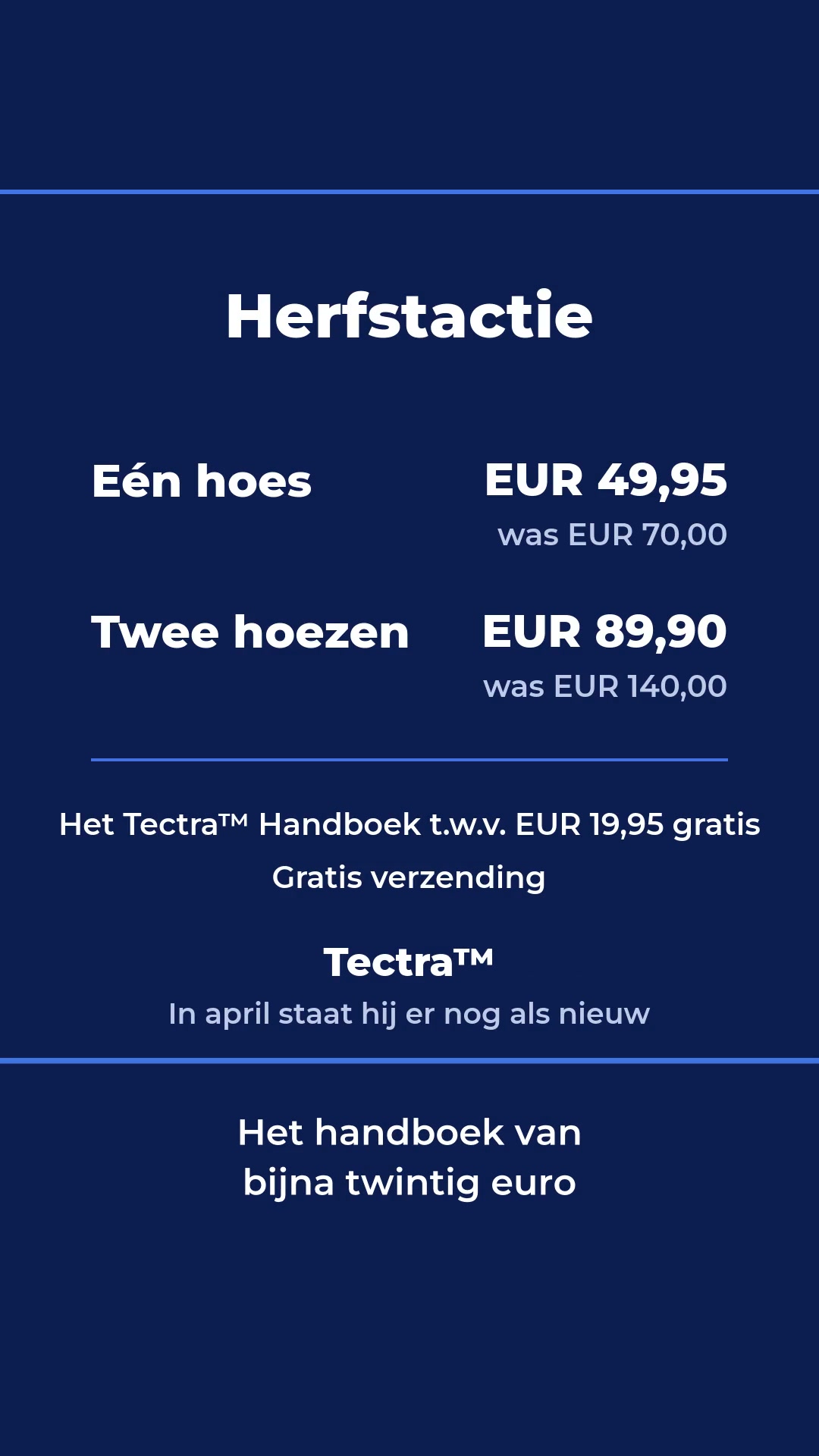 Twee terrassen, twee hoezen