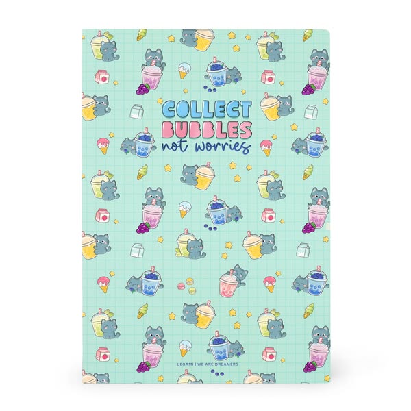Exercise Book - Quaderno A4 - Quadretti 4mm - Kitty Bubble Tea