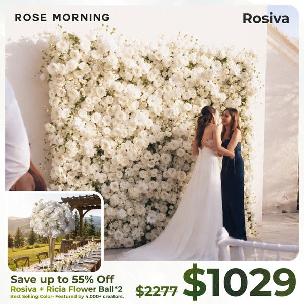Save up to 55% Off & Five best-selling color collections with matching flower balls. Featured by 4,000+ creators.