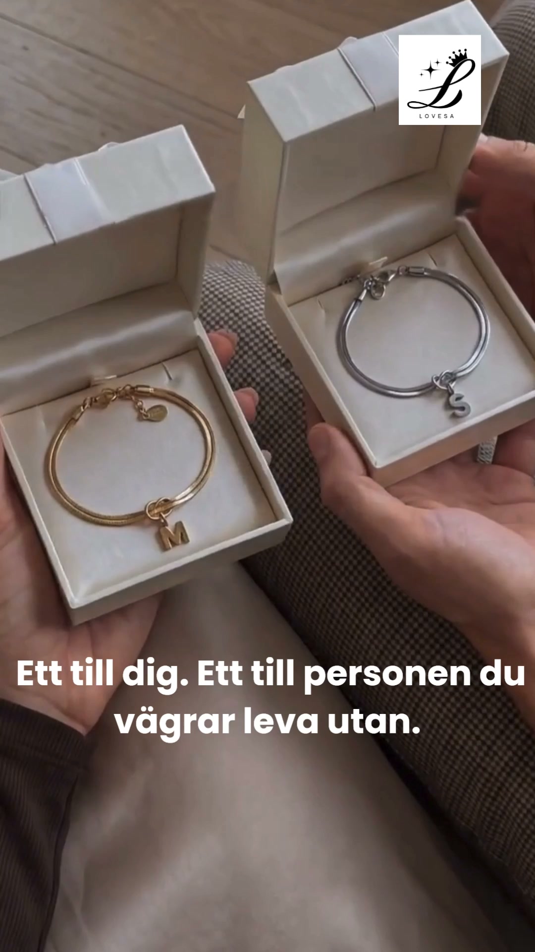 Matchande armband för två