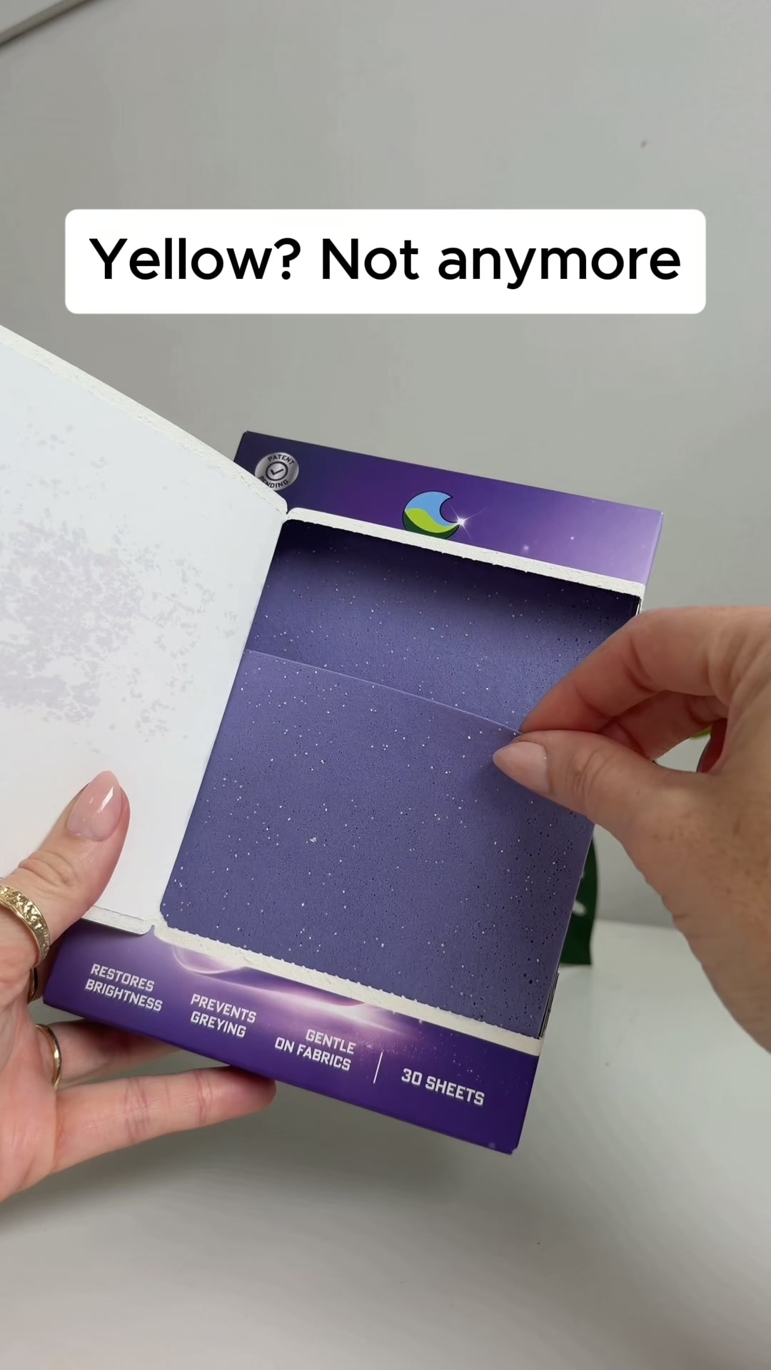 WORLD FIRST Purple Whitening Sheet for Clothes