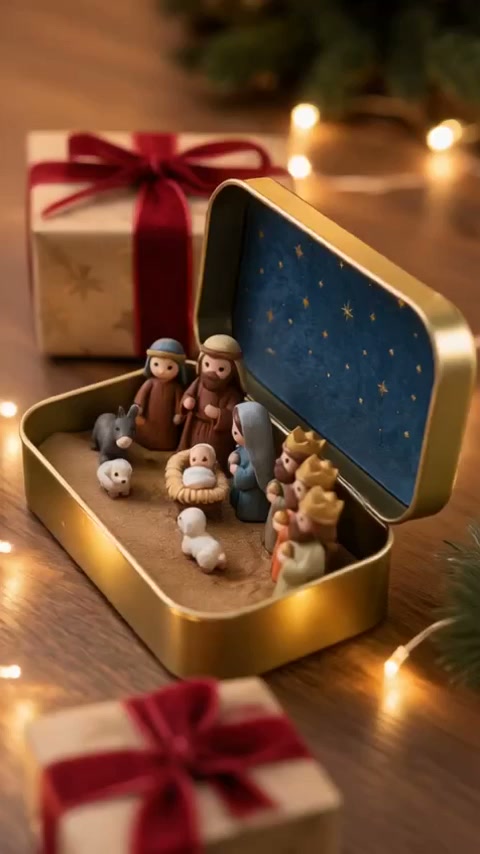 Julkrubba i Stilren Ask