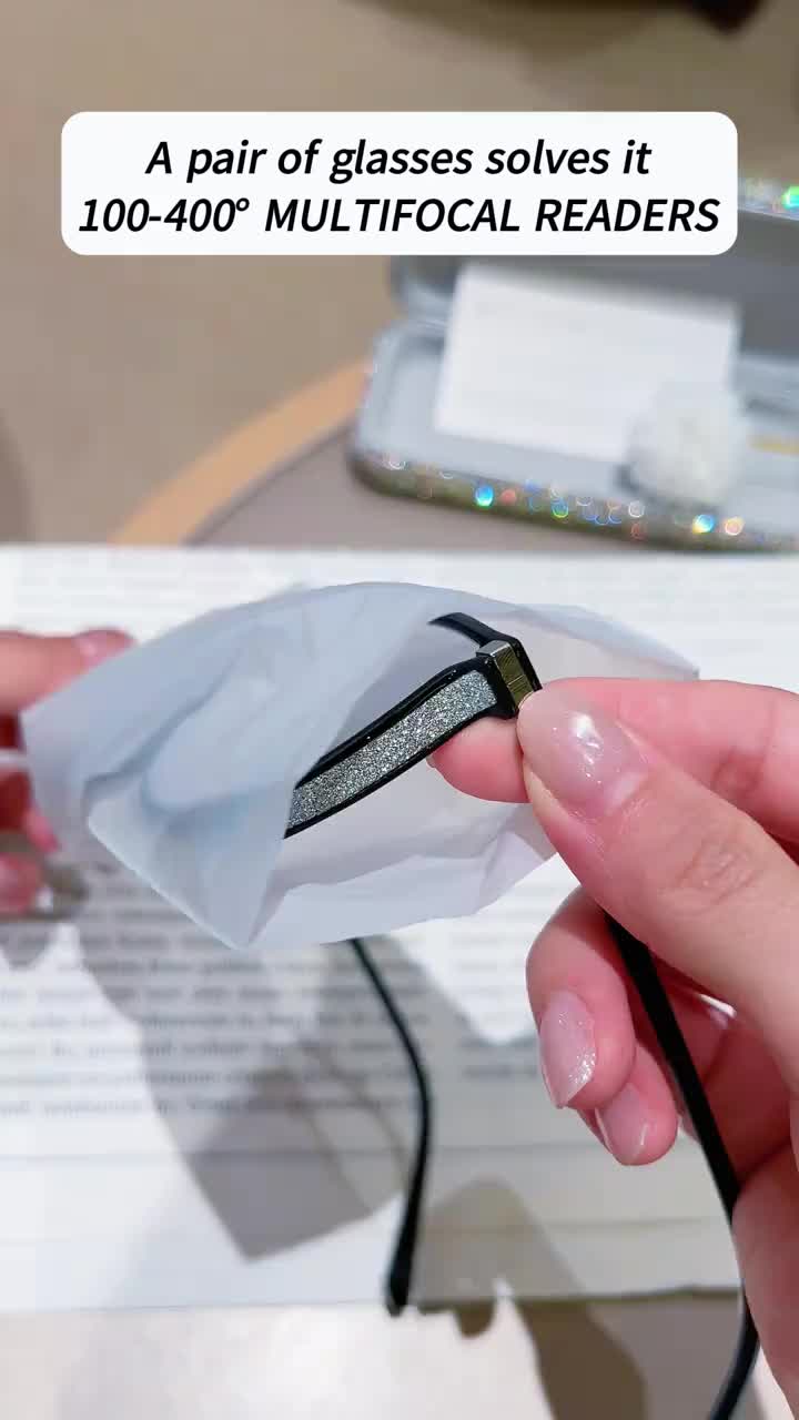 Portable, stylish anti-blue light reading glasses