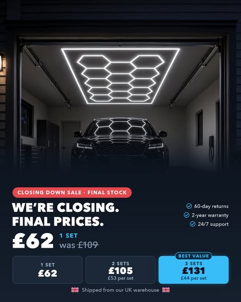 We're closing — final prices
