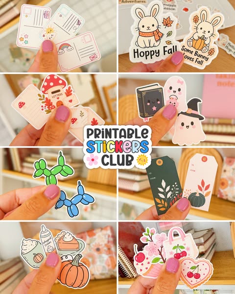 Join Printable Stickers Club: Never Run Out of Stickers Again
