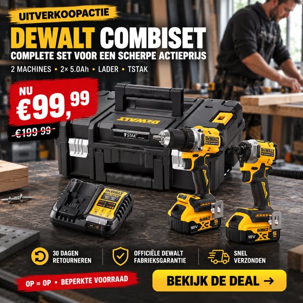 DeWalt Combiset NU €99,99