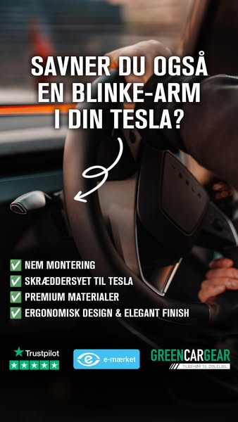 Blinke-arm til Model 3