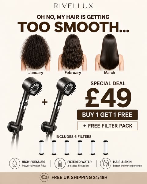 Buy 1 Get 1 Free — Filtered Shower Head