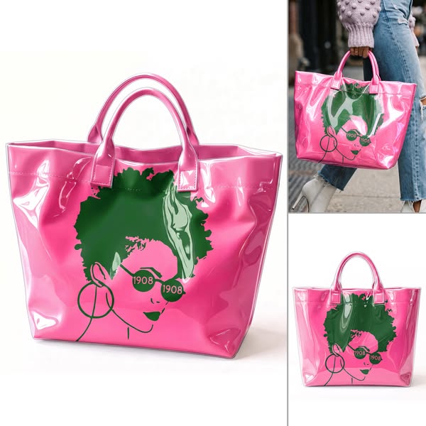 SALE! Alpha Kappa Alpha PVC Tote Bag