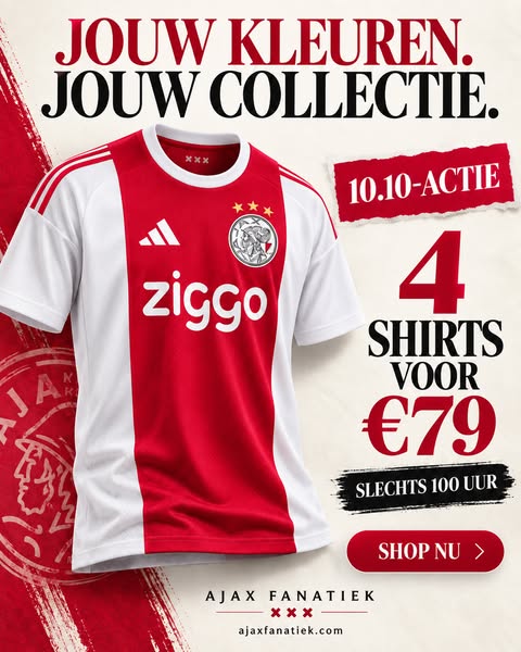 4 shirts voor € 79