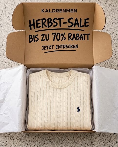Herren Zopfmuster Pullover – Strickpullover mit Rundhals