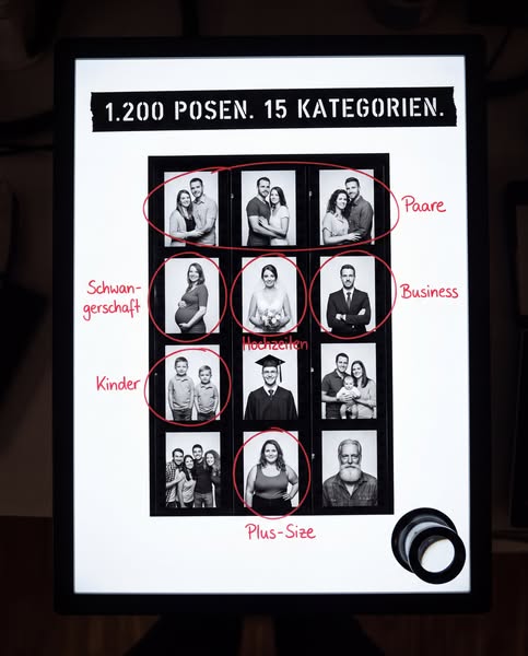 1.200 Posen. 15 Kategorien.