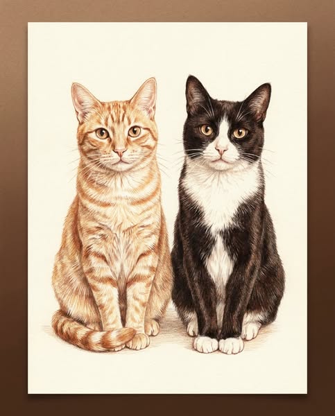 All your pets, in one portrait