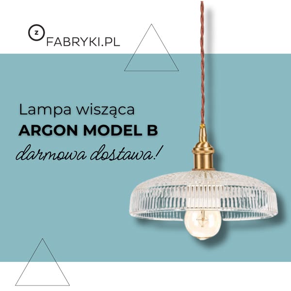 Stylowa lampa Argon