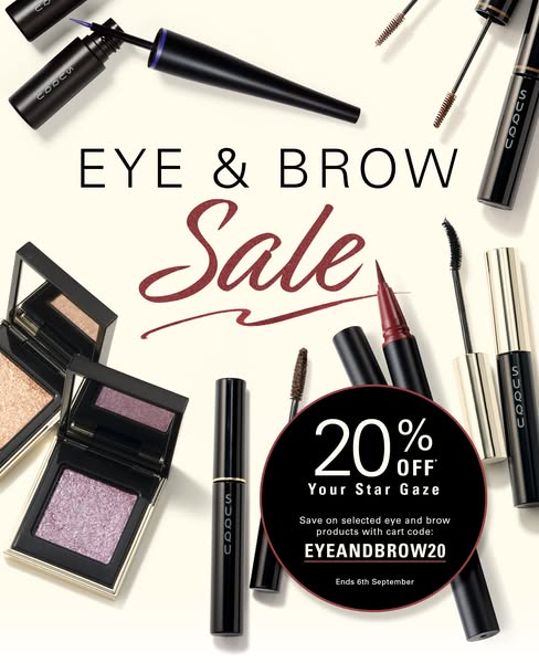 Only this week! Unlock 20% Off and elevate your gaze with SUQQU's eye & brow essentials
