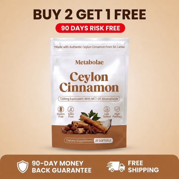 Ceylon Cinnamon 7200mg Equivalent with MCT Oil