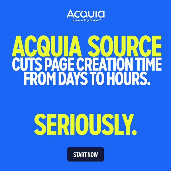Try Acquia Source Today