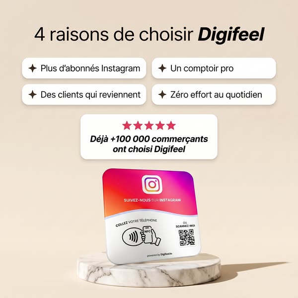 Plaque Avis Google Digifeel