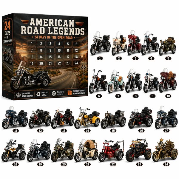 American Road Legends Advent Calendar – 24 Days of Iconic Trike Collectibles
