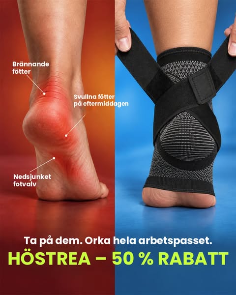 Har du ont i hälen eller lider du av plantarfasciit?