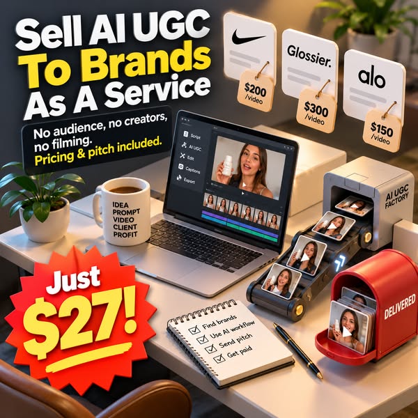 [$27] Create AI UGC Videos
