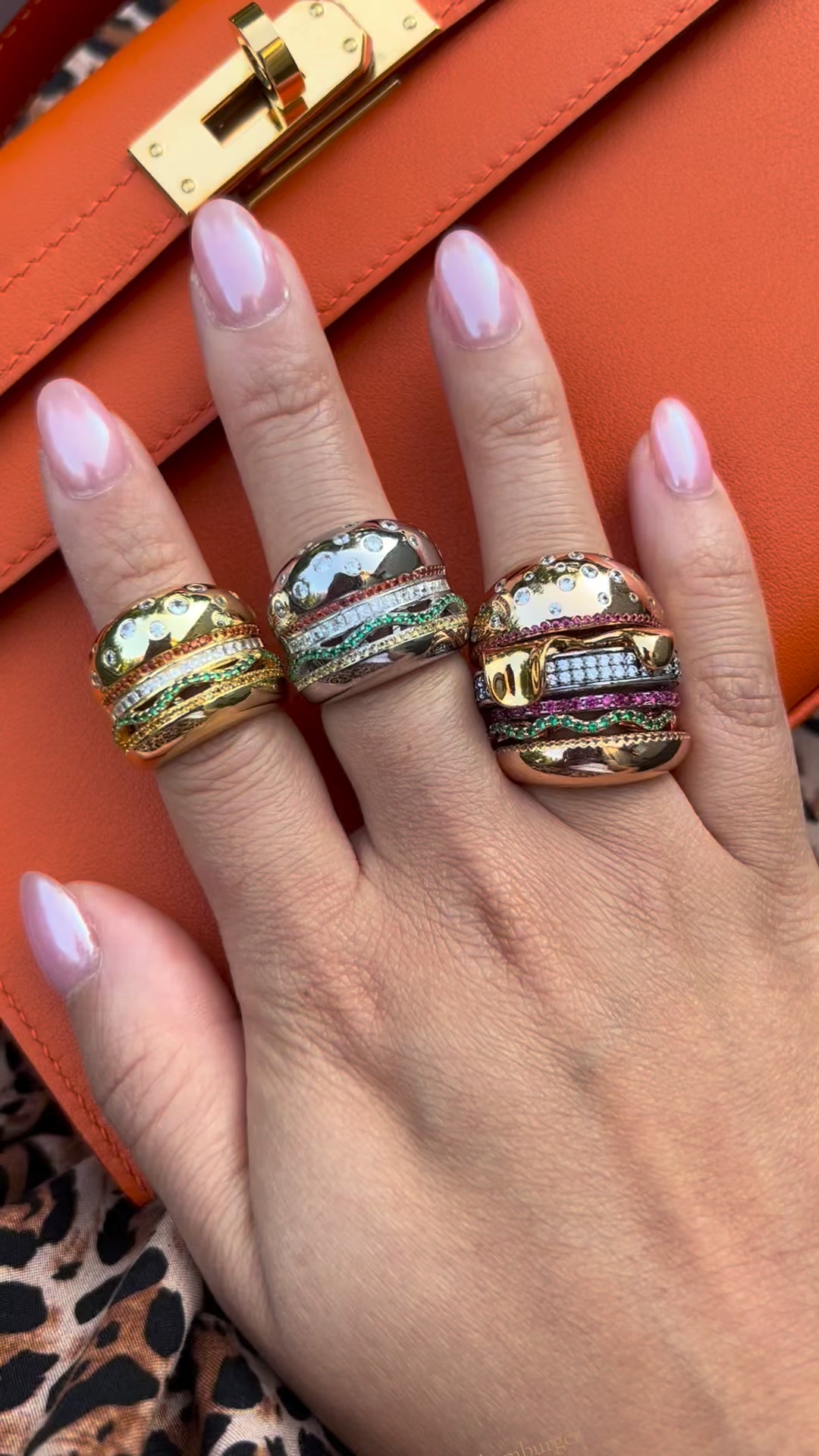 Build Your Own Burger — Stackable 18K Gold Filled Rings