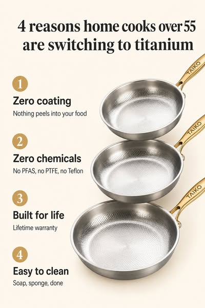 4 Reasons Cooks Over 55 Are Ditching Coated Pans