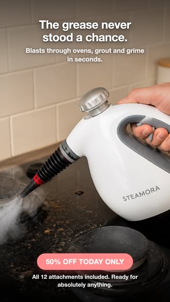 33% OFF + Free UK Shipping - Chemical-Free Deep Clean, Instantly.
