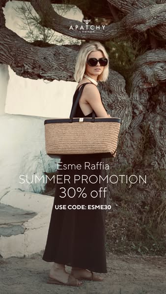 Esme Raffia, Now 30% Off