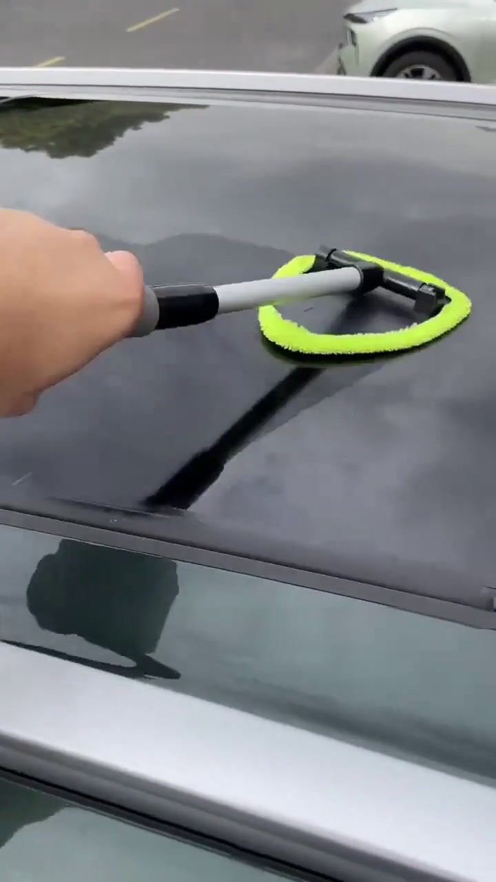 Limpa os vidros do carro mais facilmente