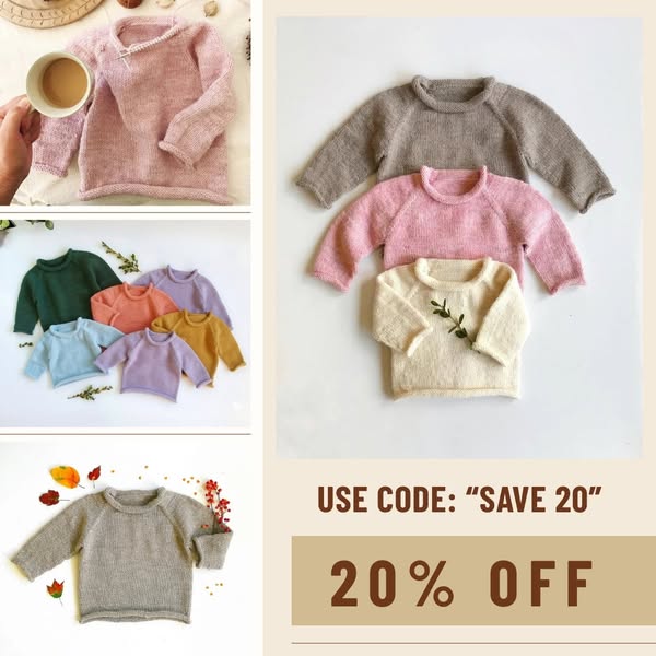 The Classic Top Down Sweater