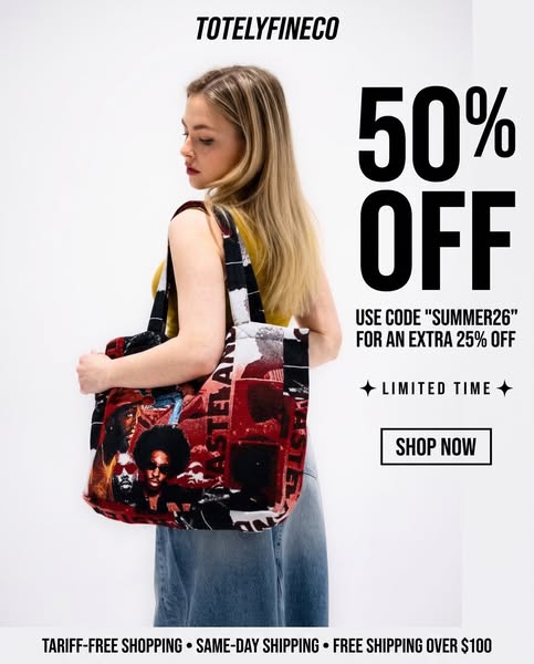 50,000+ TOTE BAGS SHIPPED WORLDWIDE