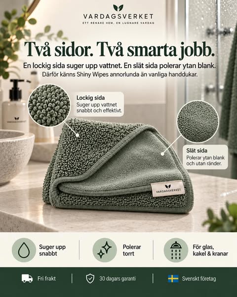 Shiny Wipes – köp 2, få 1 gratis