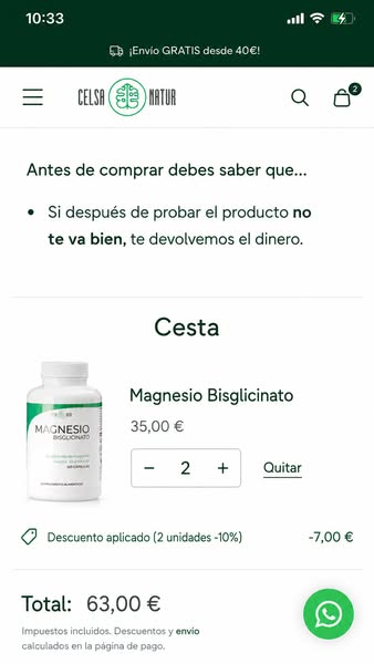Completa tu pedido