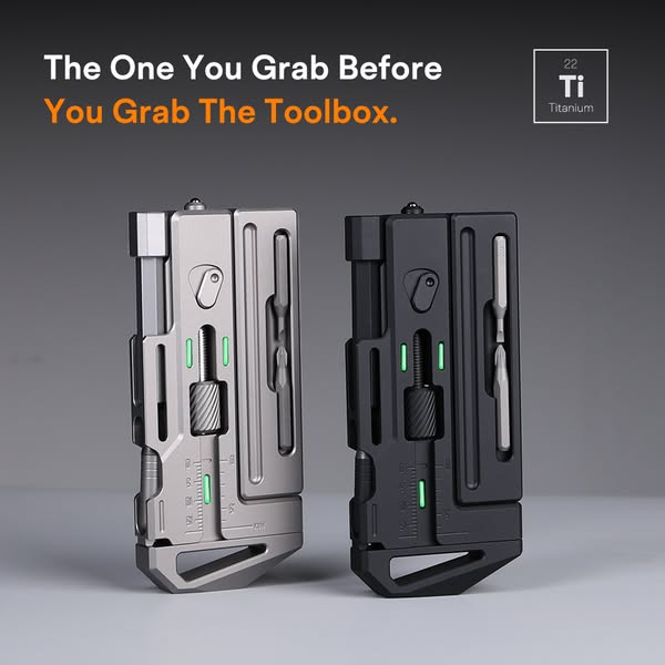 Titanium Multi-Tool Wrench System. Upgrade Your Reach.