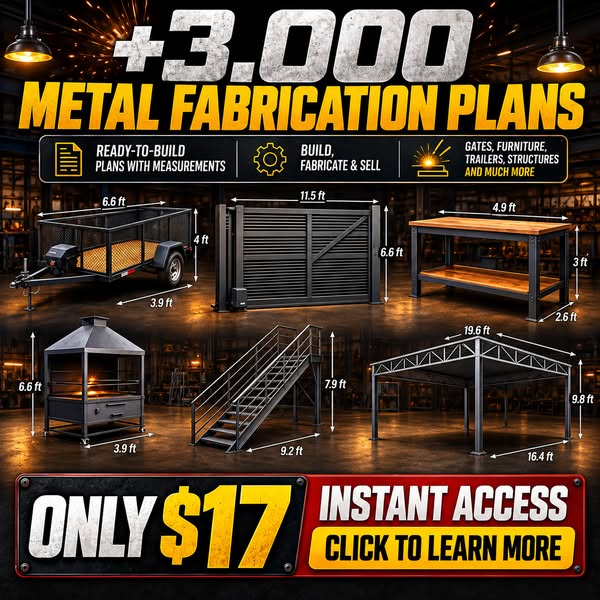 One Download. Thousands Of Metal Fabrication Ideas