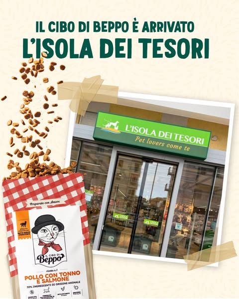 Il Cibo di beppo è nei negozi