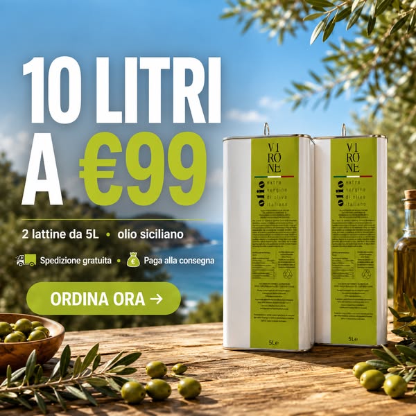 Il mio olio, 10L a €99