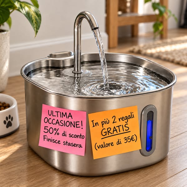 50% di SCONTO + 2 REGALI!