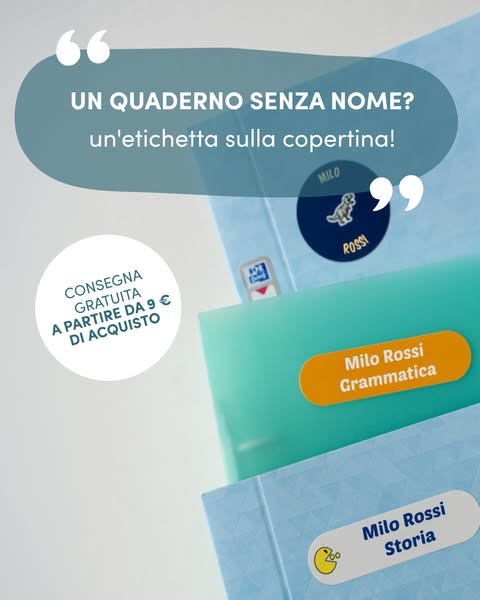 Etichette personalizzate