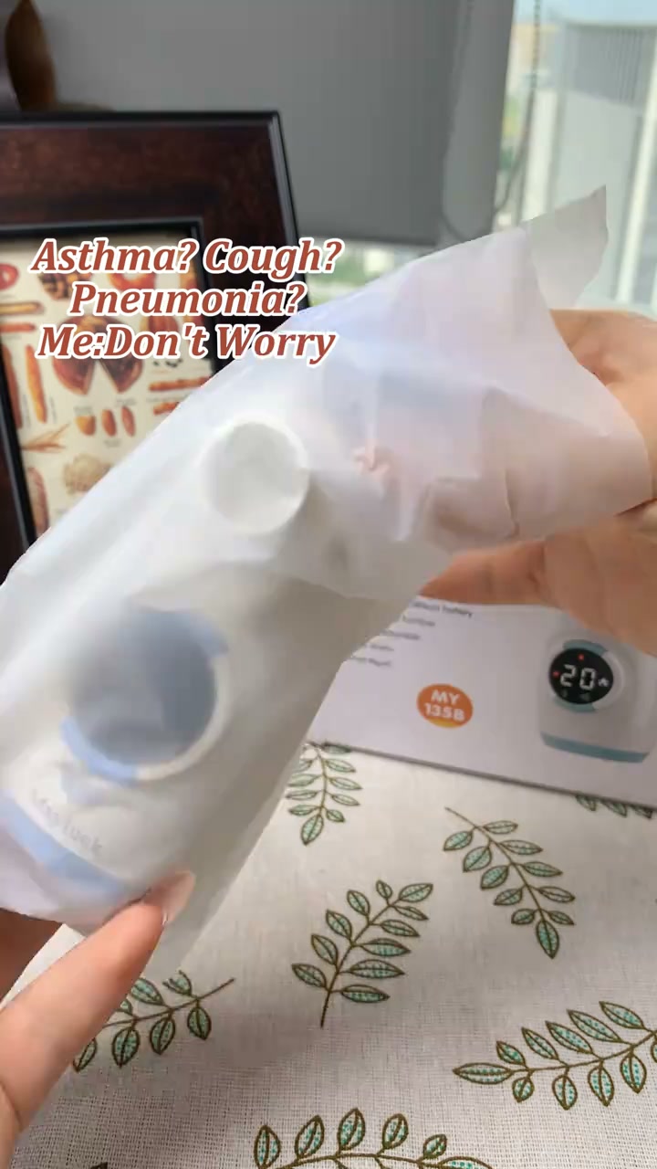 Less noise. Less setup. Easier nebulizer sessions.