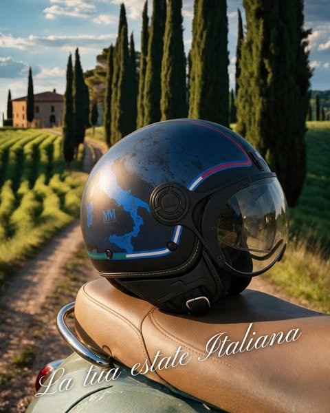 Casco Italia Nero Impulso di MM Independent