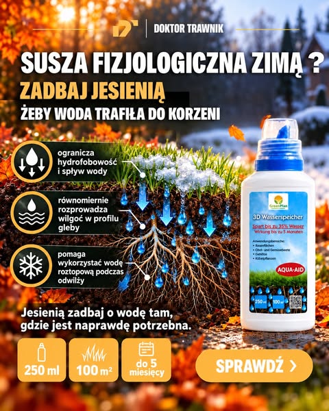Śnieg nie gwarantuje wody korzeniom!